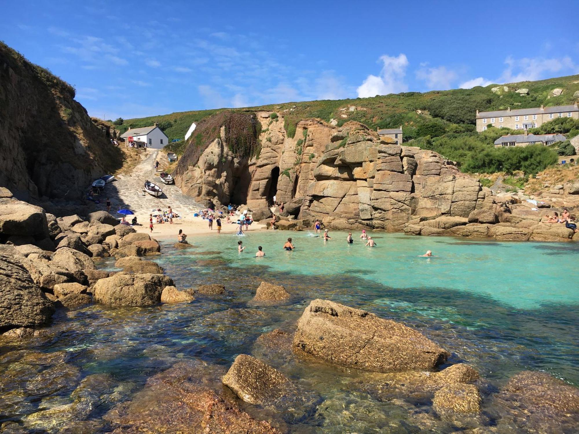 Appartamento Trengothal Barn Porthcurno Esterno foto