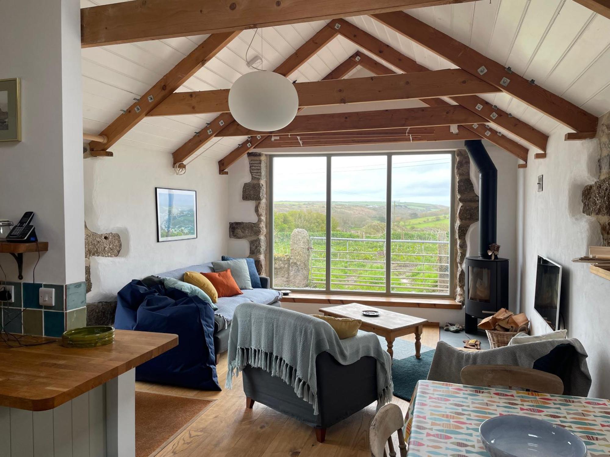 Appartamento Trengothal Barn Porthcurno Esterno foto