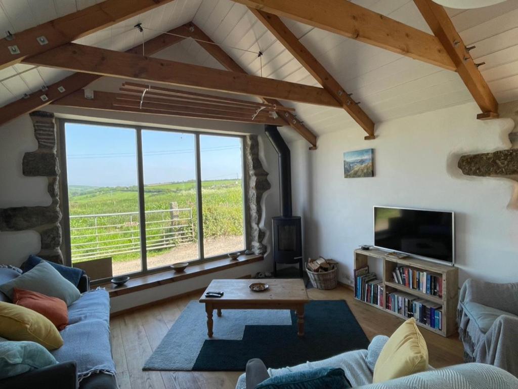 Appartamento Trengothal Barn Porthcurno Esterno foto