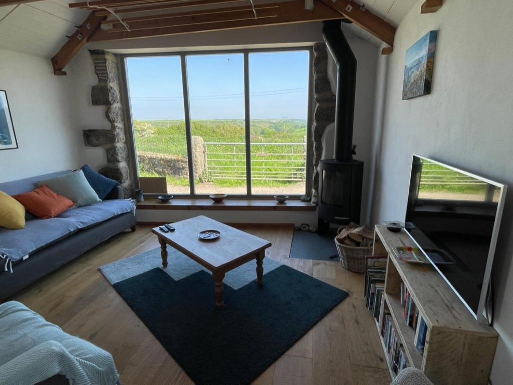 Appartamento Trengothal Barn Porthcurno Esterno foto