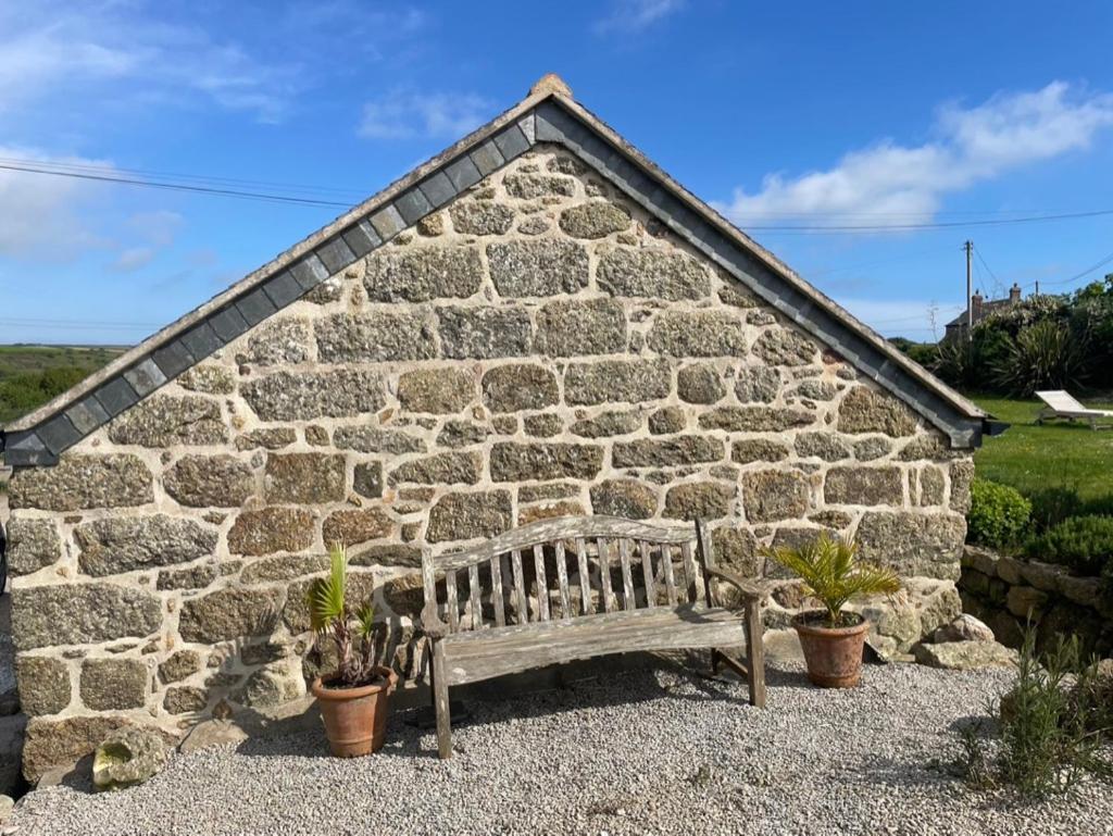 Appartamento Trengothal Barn Porthcurno Esterno foto
